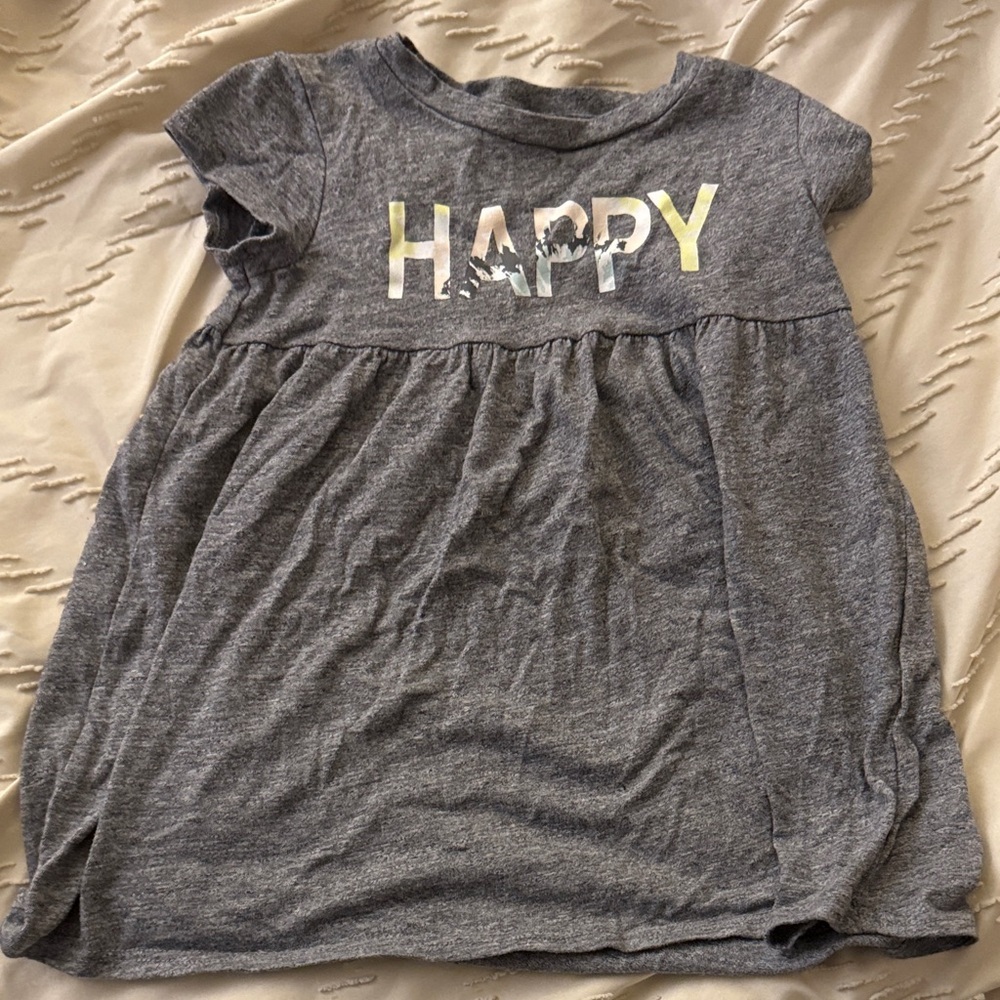 Gray Kids Casual Dress